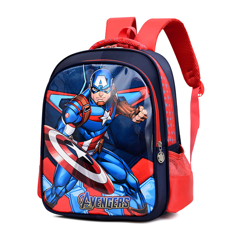 Nueva mochila de dibujos animados Spider-Man niños Mochila De Grado 1-3 estudiante de La Escuela Primaria Iron Man mochila