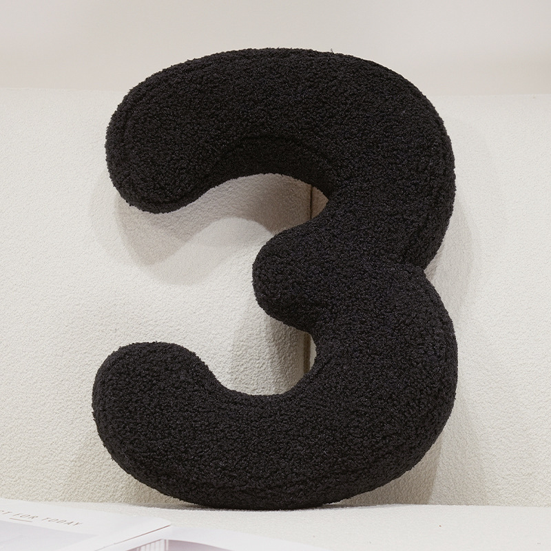 Símbolos digitales creativos almohada para estudiantes de aprendizaje puzzle jardín de infantes muñecas de peluche adornos para el hogar almohada
