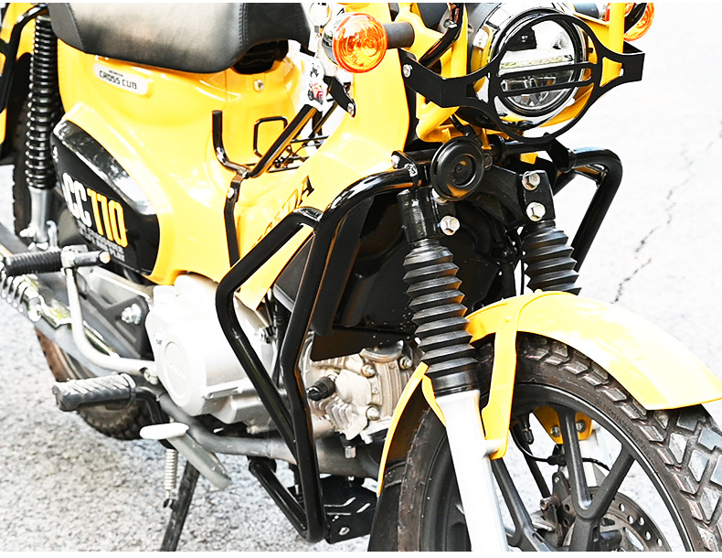 Suitable for Honda Cub Kumamon Cc110 Bumper Guard Anti-Collision and Anti-Fall Motorcycle Bumper Modification Accessories
