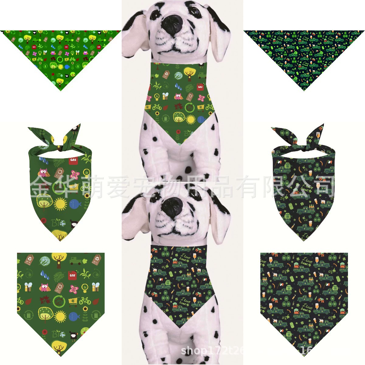 Фабрика Прямые продажи Ирландский фестиваль Домашние животные Треугольник Зеленая шляпа Домашние животные День Святого Патрика Клевер Св.