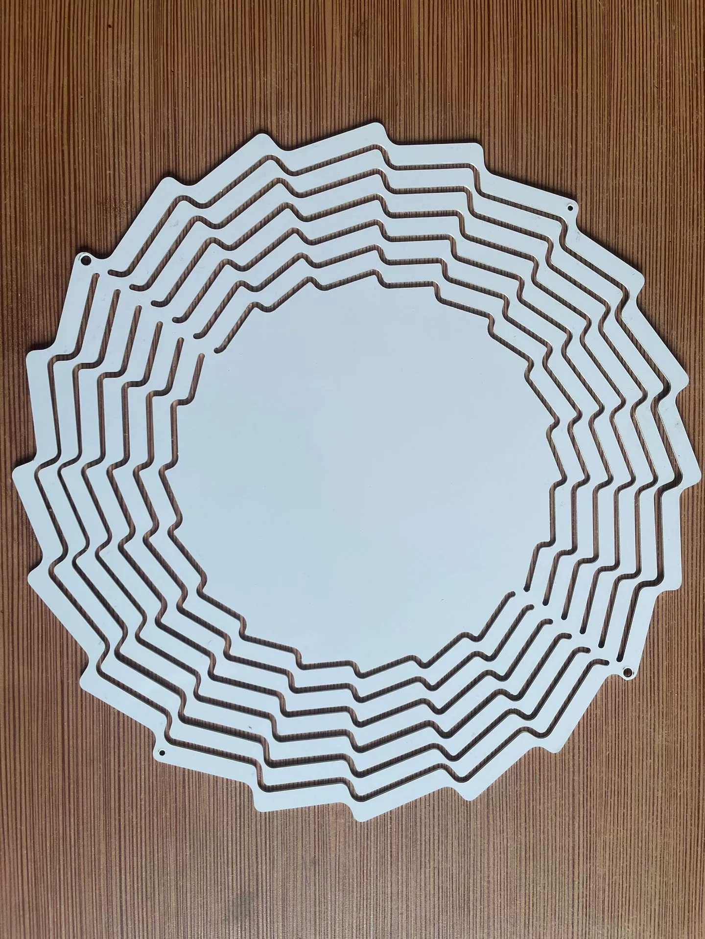 Отличительный Творческий DIY декоративный домашний двухсторонний пустой термотрансферный ветровой колокольчик качели садовый подвес