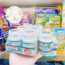 批发韩国进口零食LOTTE乐天木糖醇口香糖瓶装薄荷味清新口气糖52g