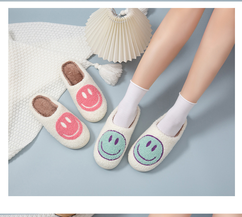 Pantofole da donna comode, comode, lavabili in lavatrice, traspiranti, per camera da letto invernale con punta chiusa regolabile in pile da donna_voghion.com