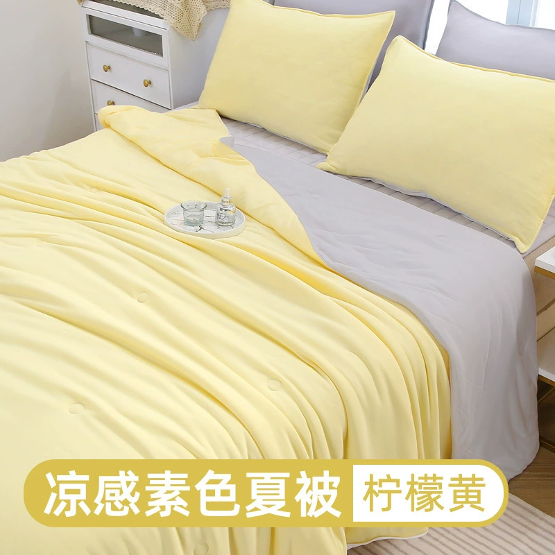 Ледяной шелк летнее одеяло с тонким стеганым одеялом можно стирать в воде