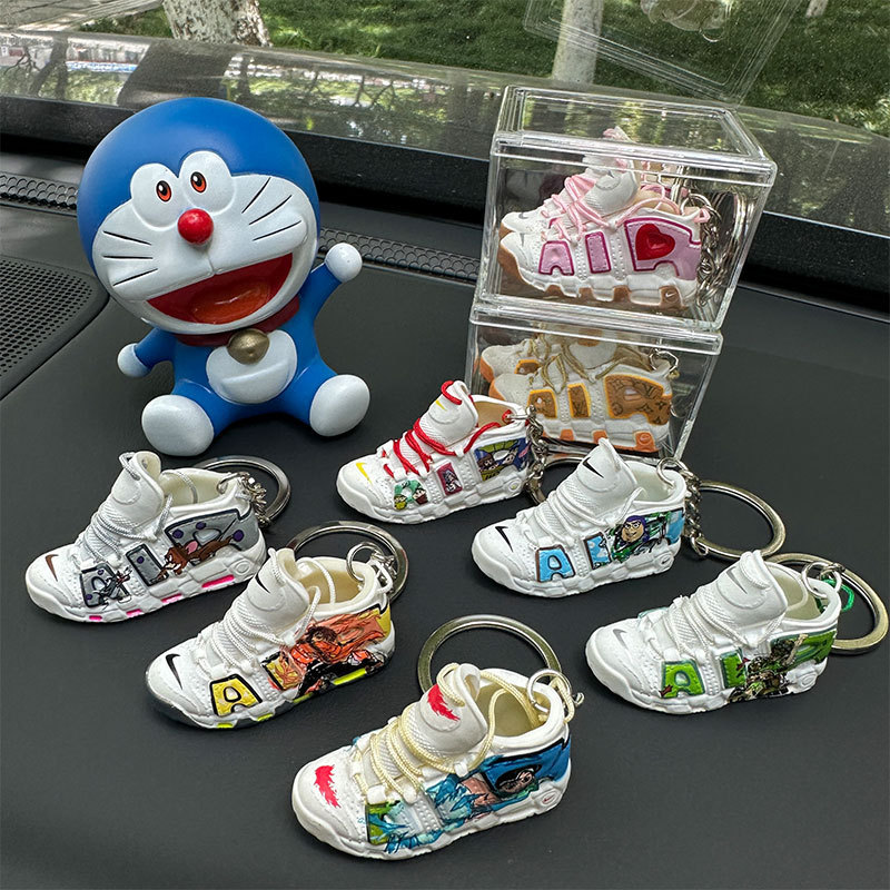 Aj Shoe Mold Keychain Pippen Series Mini 3D Stereo Basketball Shoes Trendyy Surprise Blind Box Bag Pendant Ornaments Aj Shoe Mold Keychain Pippen Series Mini 3D Stereo Basketball Shoes Trendyy Surprise Blind Box Bag Pendant Ornaments