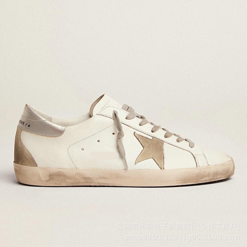 Star-Style Distressed Sneakers Korean Gg Vintage Dirty White Shoes for Women, Foreign Trade Cross-Border Cowhide Height-Increasing Casual Sneakers for Men Star-Style Distressed Sneakers Korean Gg Vintage Dirty White Shoes for Women, Foreign Trade Cross-Border Cowhide Height-Increasing Casual Sneakers for Men
