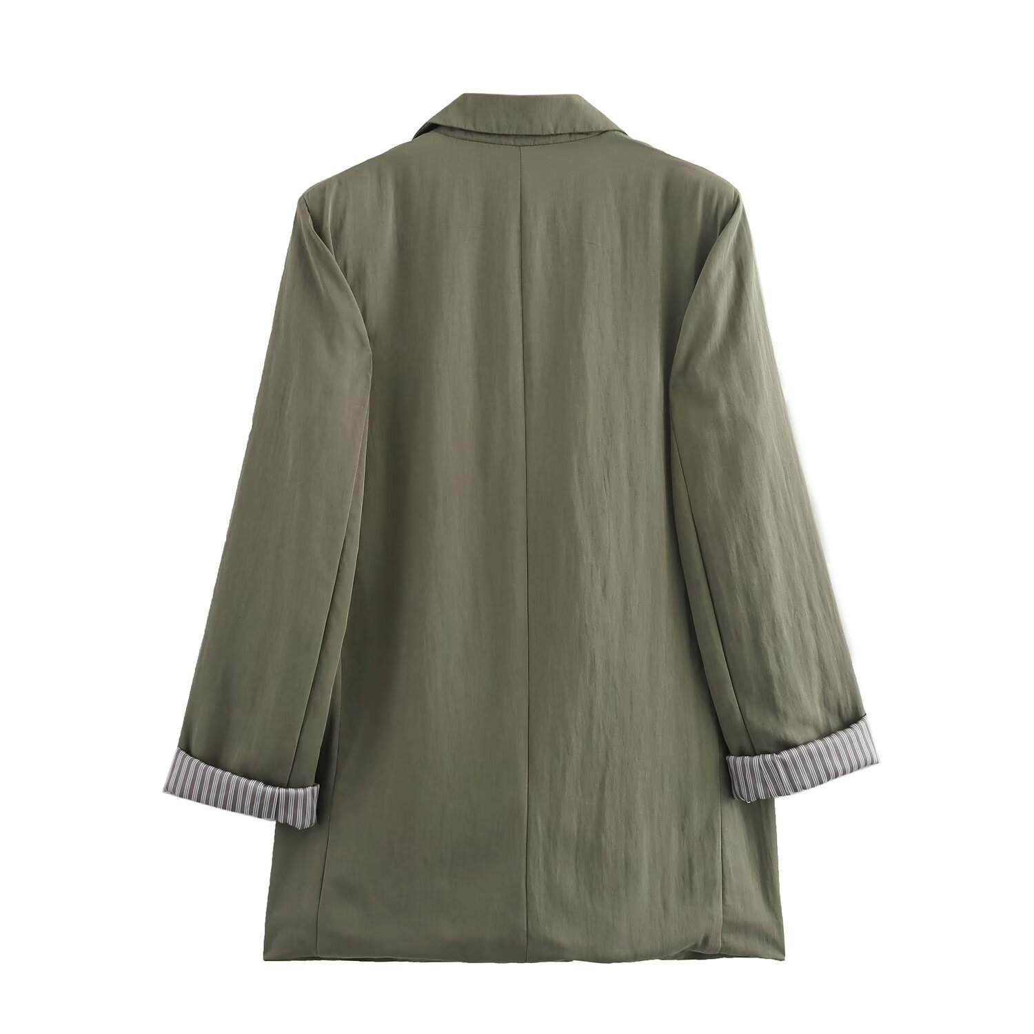 Women's clothing 2024 autumn and winter new item with rollable sleeves, suit jacket, pants set_voghion.com