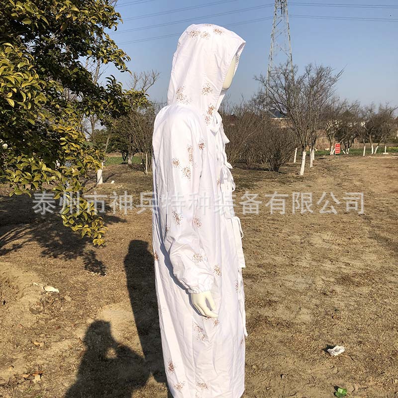 White trench coat for children and adults 4
