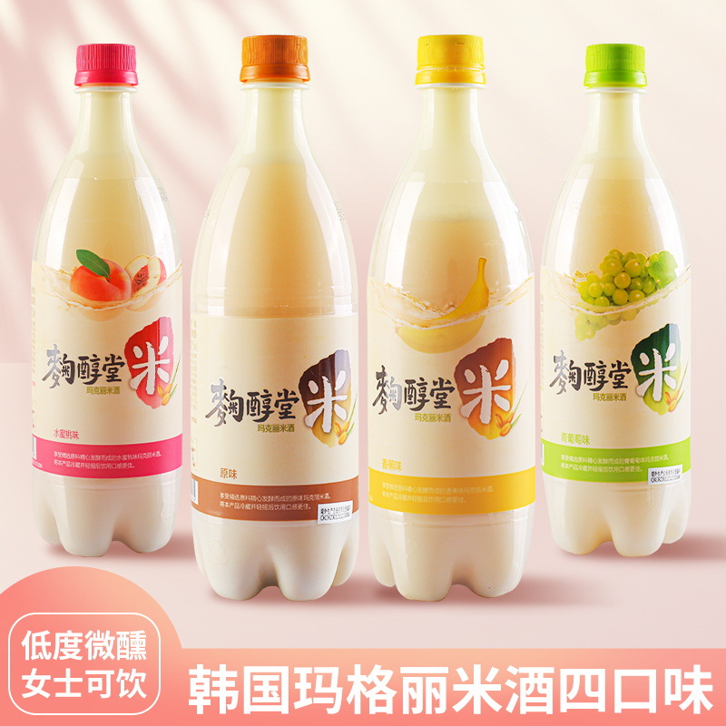 Korean Import Fu Chuntang Rice Wine Makuri Original Grape Banana Watermelon Fruity Rice Wine 750ml