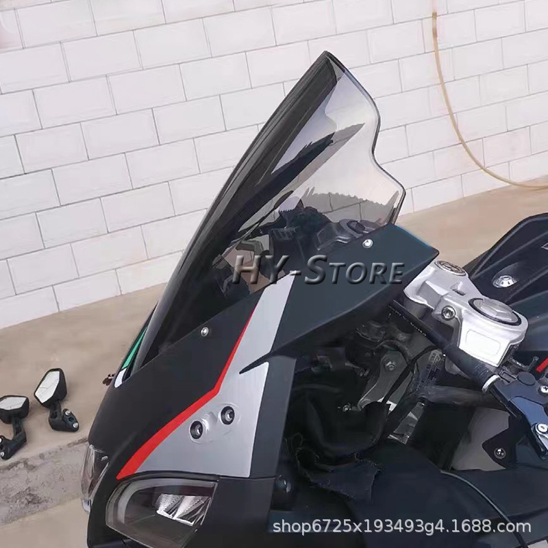 Suitable for Aprilia Gpr250R 20-24 Models, Front Windshield, Windscreen, Wind Deflector