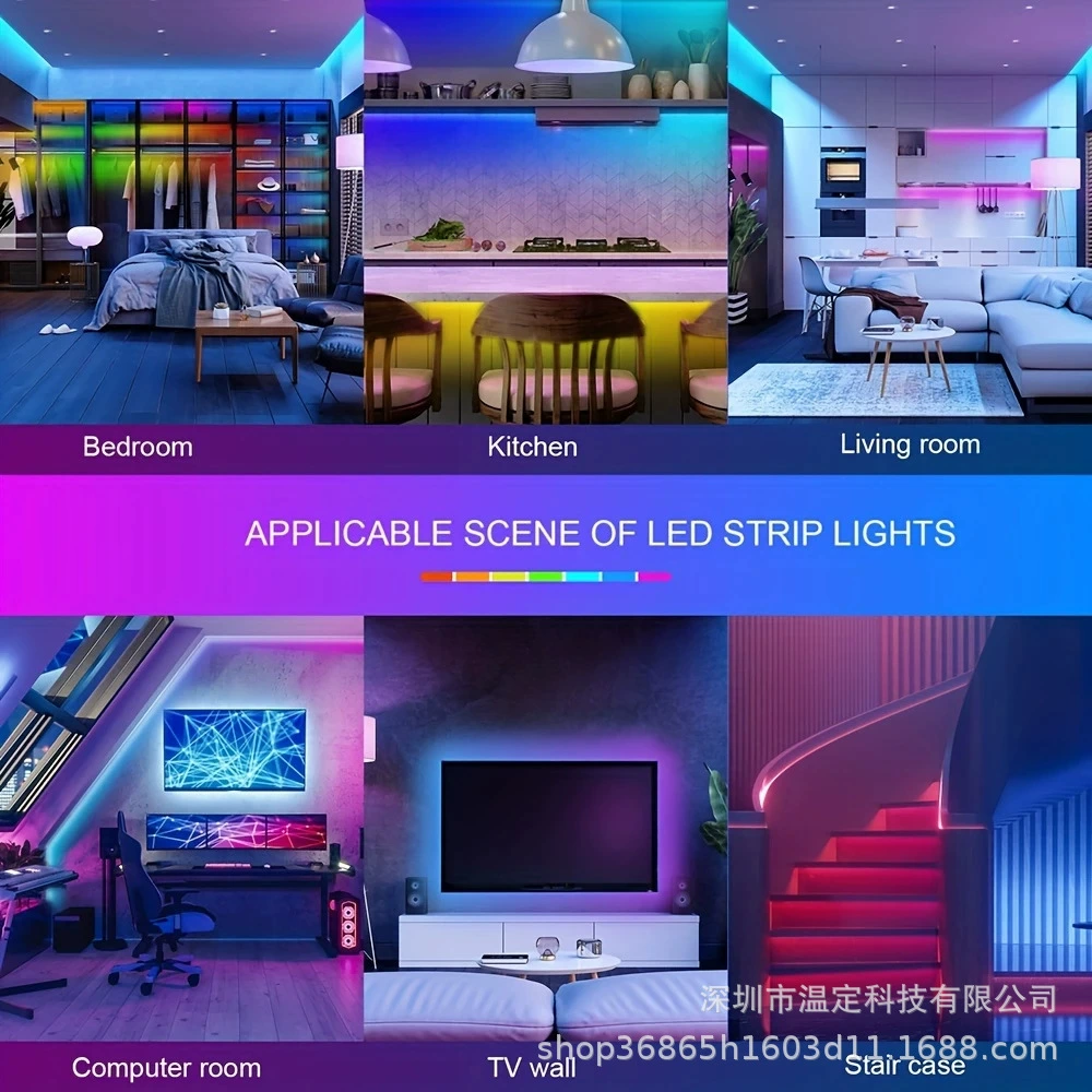 LED-лента, умный контроллер, подсветка для спальни и гостиной, 5V, 44 клавиши, Bluetooth