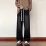 夏季宽松显瘦水洗牛仔裤