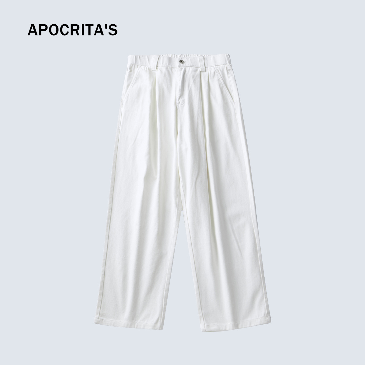 Sin devoluciones ni cambios【Liquidación por tiempo limitado a un precio súper bajo】Pantalones casuales holgados y rectos para hombre APO, para otoño e invierno