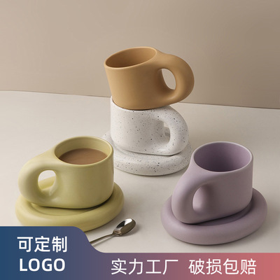 北欧ins情侣马克杯批发网红创意可爱少女水杯陶瓷咖啡杯厂家代发|ru