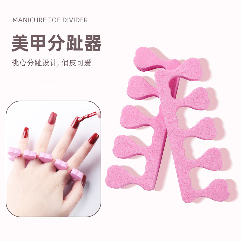 Separadores de Dedos de Espuma para Uñas y Pedicura para Salón de Belleza
