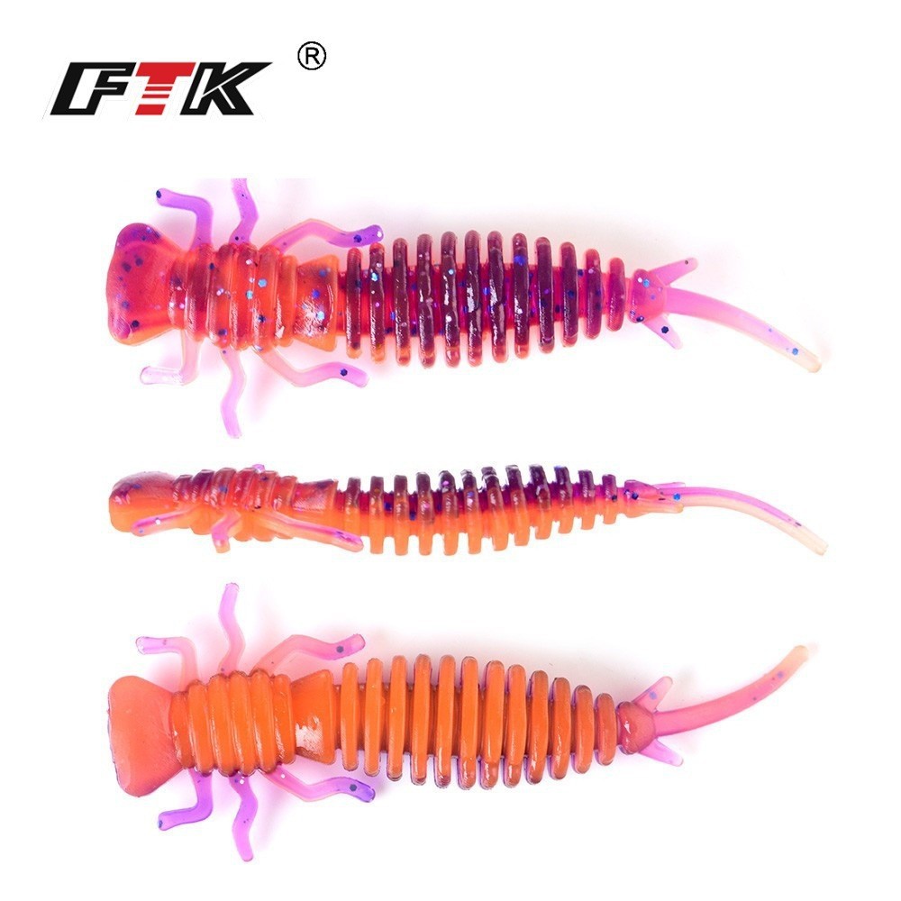 FTK Soft Bait Centipede Luya Bionic Bait Fake Bait Cross-border Fishing Bait Simulation Bait Bionic Bait AliExpress Hot Sale 2
