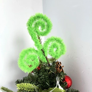 Искусственное конфетное кольцо из ворса для декора и DIY