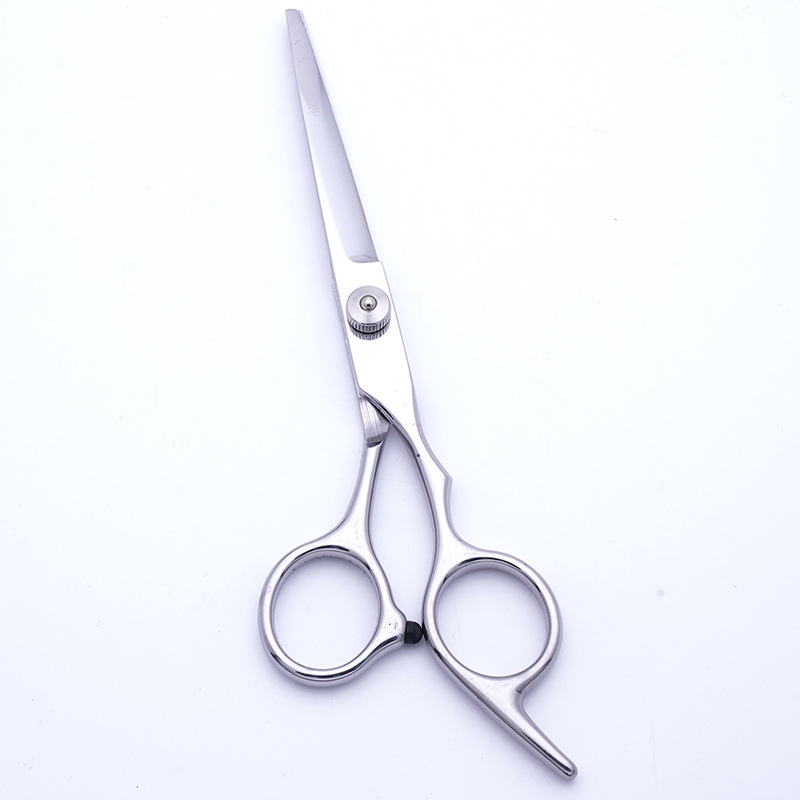 Tijeras de pelo directo de fábrica tijeras de peluquería profesional estilista de acero inoxidable tijeras planas flequillo tijeras de dientes finos tijeras para mascotas