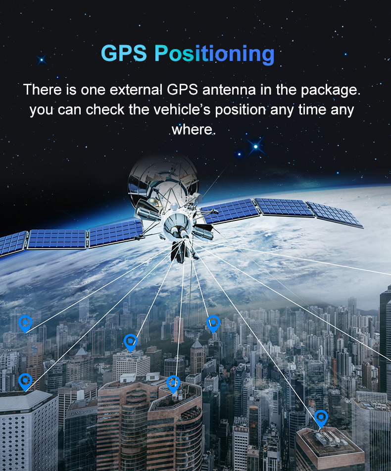 K18 cross-border 4G network driving recorder HD night vision before and after double recording wireless 24 hours remote real-time positioning