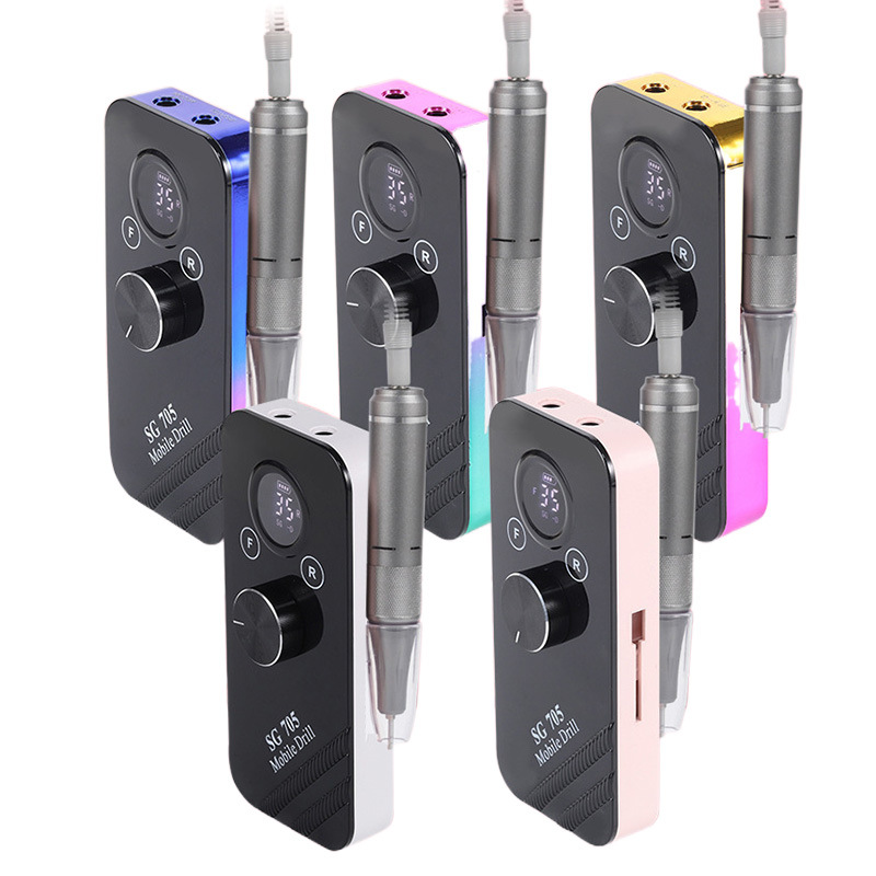 Lijadora de uñas transfronteriza, cargador, removedor de uñas portátil, piel muerta, almacenamiento de energía, lápiz de molienda, herramientas de uñas, Amazon