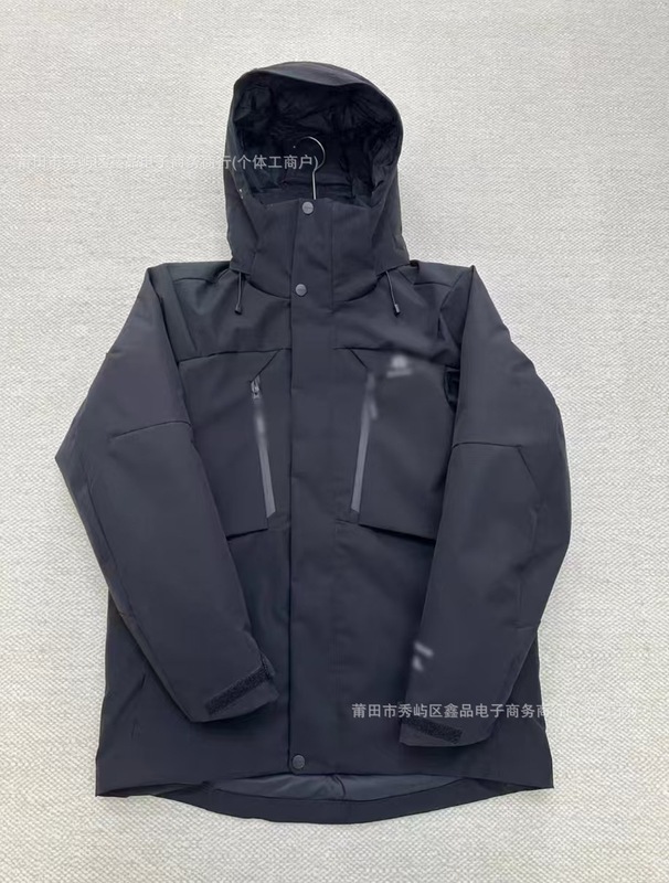 莆田高端太阳石羽绒服冲锋外套高帽领防风雪高效保暖男女时尚简约|undefined