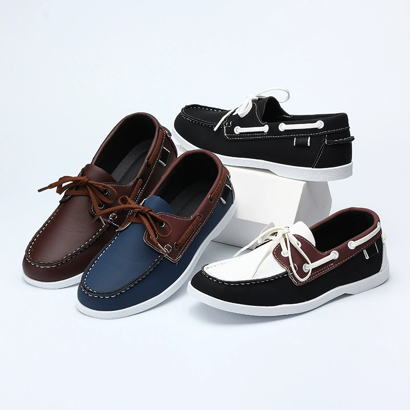 Летние новые мужские универсальные модные лоферы, стильные туфли для работы и офиса