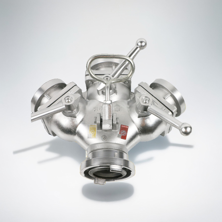 厂家批发内扣式二分水器 三分水器 快速分水器 消防车设备分水器