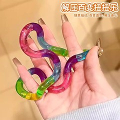 创意百变扭扭缠绕解压变形扭绳发泄减压玩具创意好玩指尖专注
