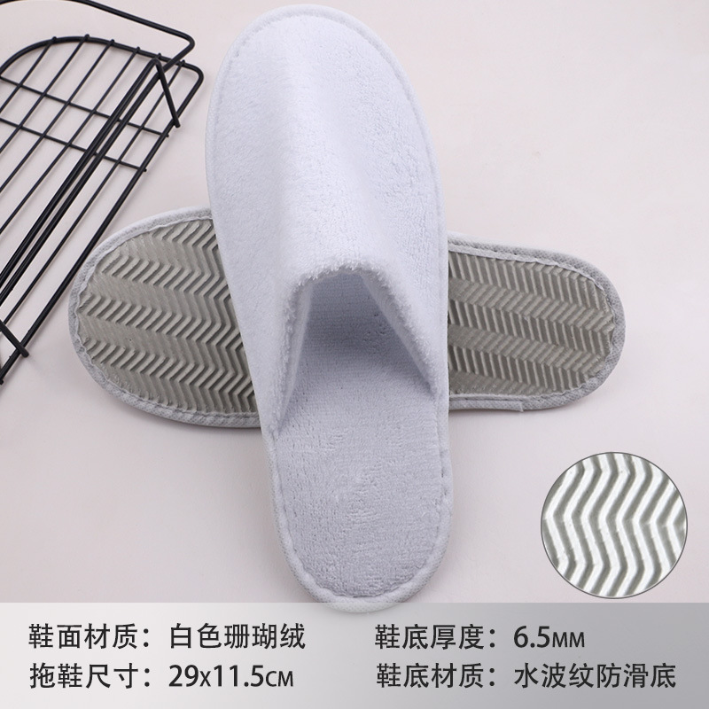 Hotel sandalinas desechables de algodón de lino de seda sandalinas de alojamiento residencial sandalinas desechables antideslizantes soleas de zapatillas gruesas
