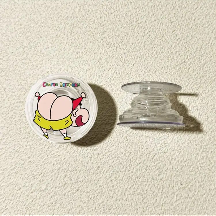 Crayón pequeño nuevo soporte de bolsa de aire redonda 360 ° rotatorio telescópico plegable soporte de teléfono móvil tipo de escritorio adhesivo