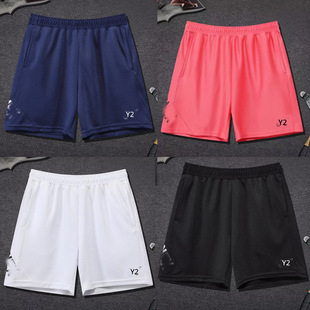 New badminton clothes men's and women's shorts quick-drying breathable summer training children's badminton sports running pants 92007