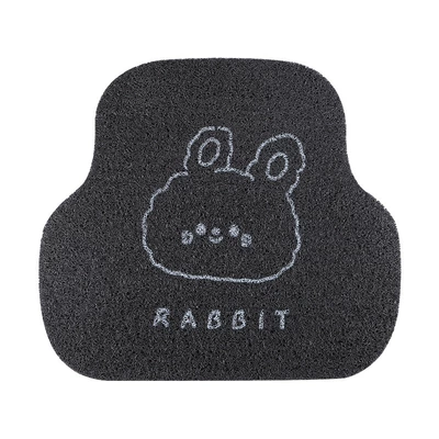 Universal Foot Pad, mat cartoon dirt-resistant wear-resistant can - wave-rabbit-back-foot-pad-single-piece