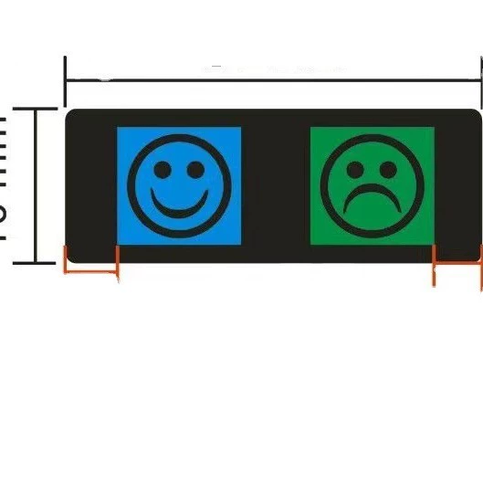 Плач смайлик температурный пластырь детский пластырь для температуры лба полоса температуры тела меняющий цвет термометр пластырь вода