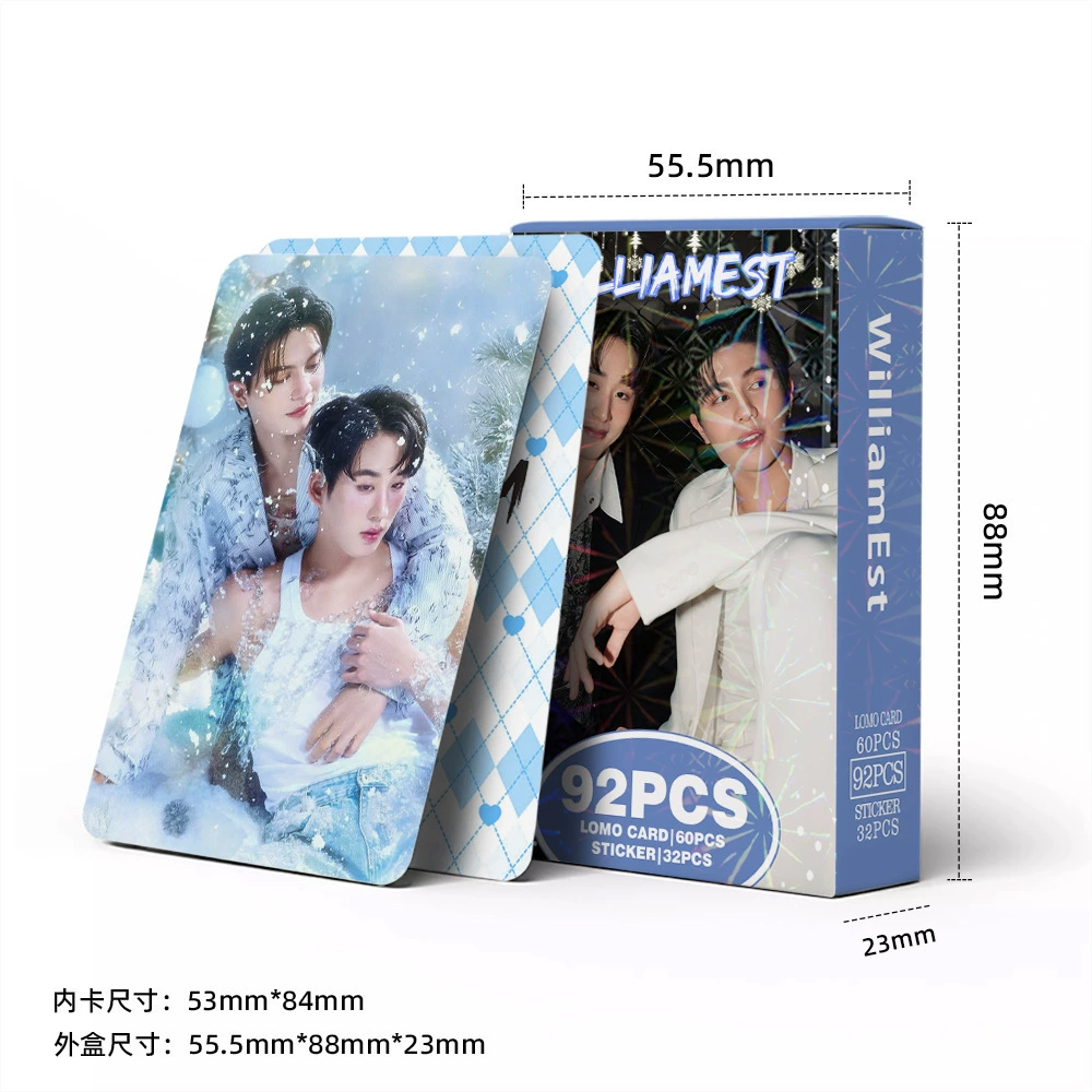 Cross-border special spot 92 small cards WilliamEst высокое разрешение фотографии Звезда KPOP периферия LOMO маленькие карты