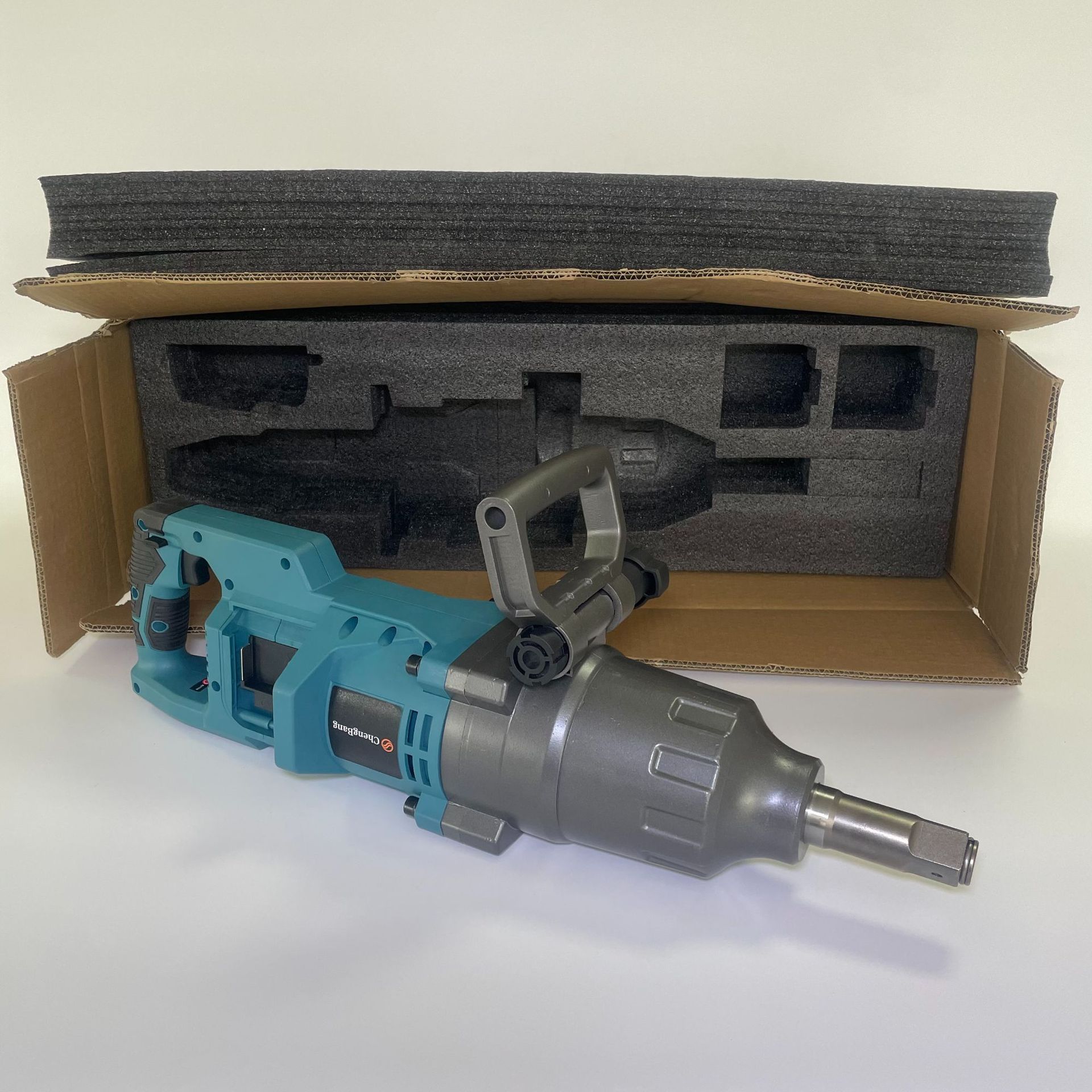 Comercio exterior pesado 1 pulgada de litio sin escobillas placa eléctrica mano doble batería conductor (MT enchufe) 3000N.m