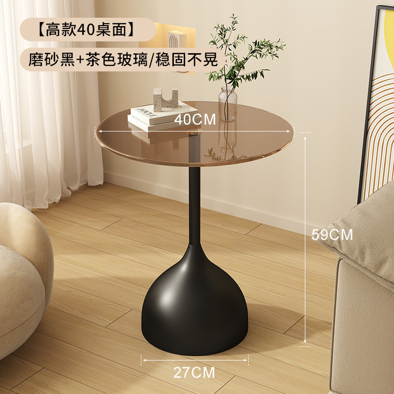インターネットセレブサイドテーブルミニコーヒーテーブルモダンシンプルな小さなラウンドテーブルソファサイドテーブルベッドサイド収納テーブルアイアンベッドサイドテーブル|undefined