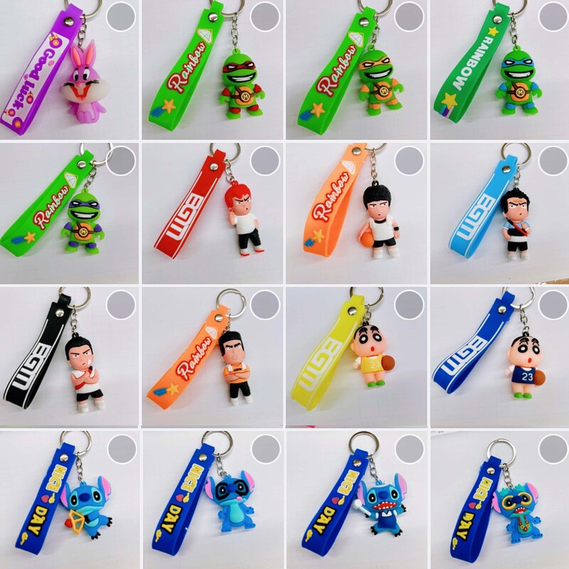 Year of the Horse Gift Cartoon Trendy Toy Doll Pendant Couple Style Car Keychain Promotional Gift Toy Decoration Accessory