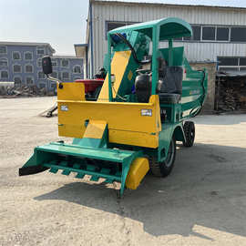 液压自卸省力清粪车 牛羊圈自走式铲粪车图片清污车操作视频简介