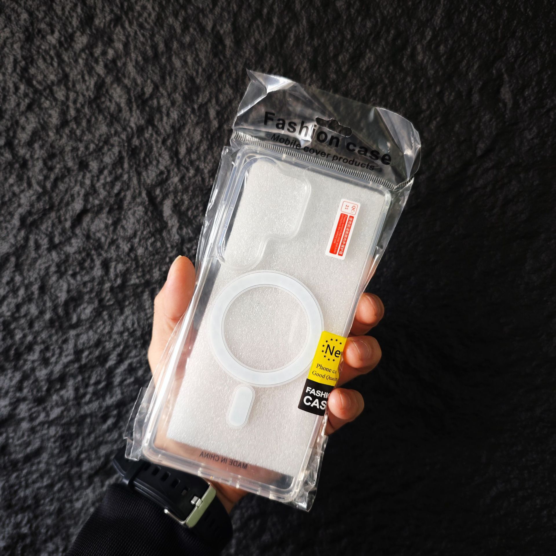 Funda magnética transparente para Samsung S26 Ultra, cubierta protectora acrílica de alta transparencia para S25 Plus, A57
