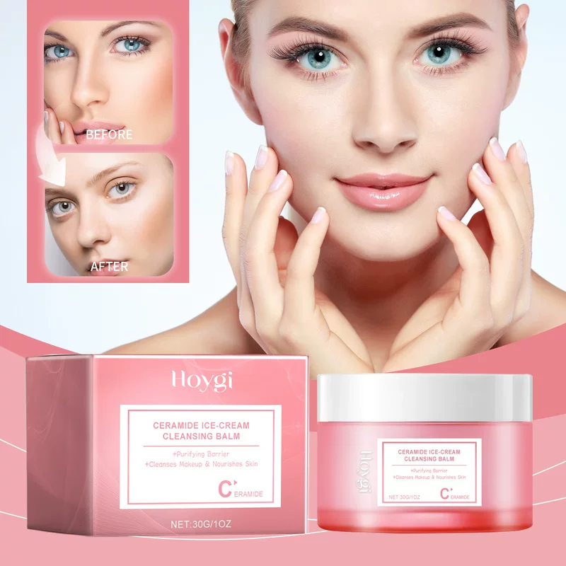 Hoygi Мягкий питательный очищающий бальзам для лица, праймер под макияж, увлажняющее освежающее средство для снятия макияжа, бережное очищение