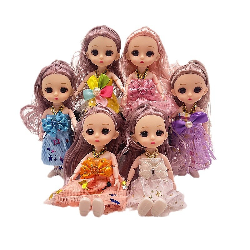 BJD8 puntos transfronterizos Tongle Barbie juego de la casa 17 cm niña princesa juguete muñeca binario al por mayor