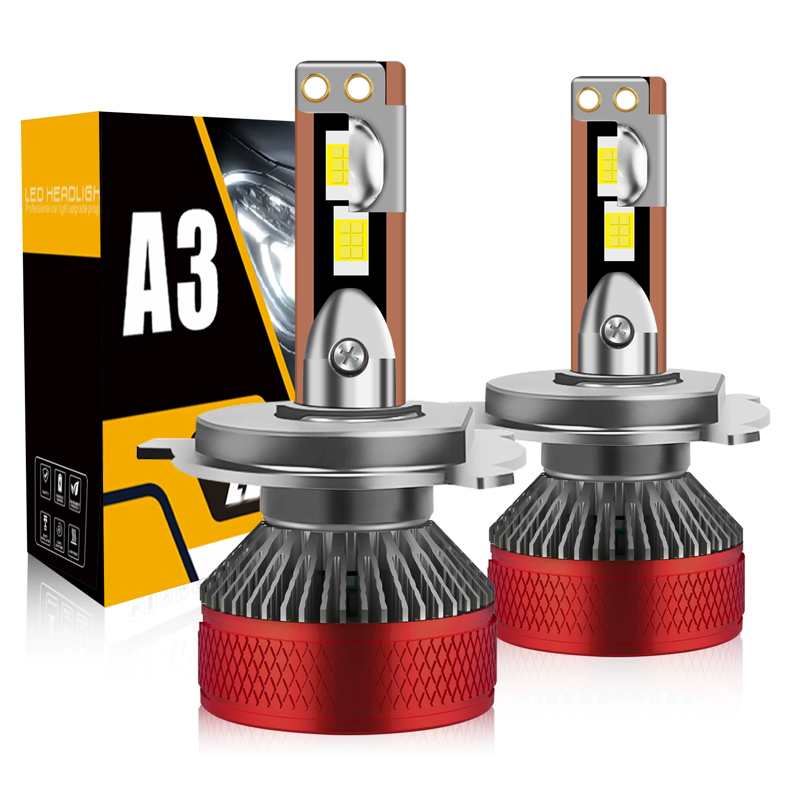 A3 автомобиль светодиодные фары светодиодные автомобильные лампочки модифицированные аксессуары трансграничные зарубежные склады для распространения автомобилей