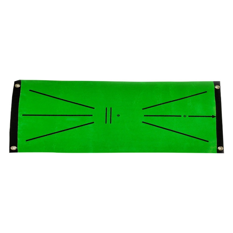 Alfombrilla de golpe de golf, práctica de swing de golf universal para interiores y exteriores, suministros de colchoneta de golf