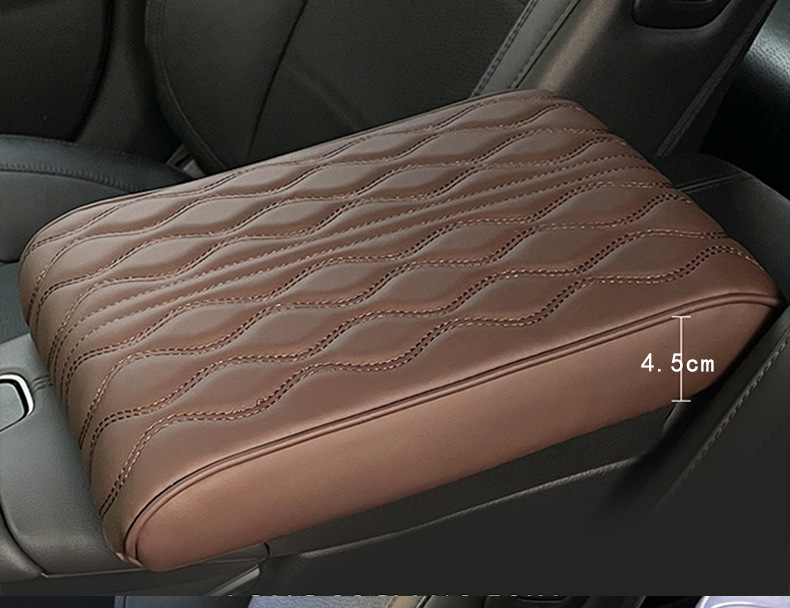 Car Armrest Box Heightening Pad Driver Elbow Support Memory Foam