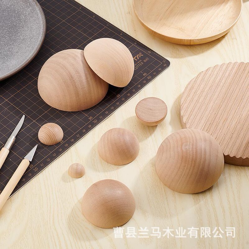 メーカー卸売木製半球 DIY おもちゃ半円形半球形教材手作りアクセサリー|undefined
