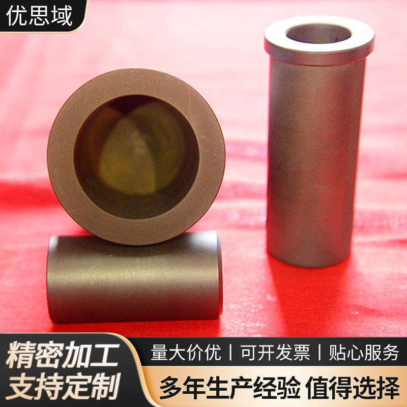 高密度石墨制品加工 碳化硅熔炼石墨模具石墨坩埚高纯度定 制批发