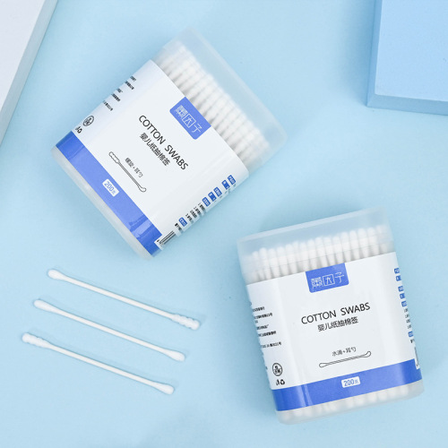 Baby cotton swab ear scoop ultra-fine disposable ear scoop baby special spiral ear scoop cotton swab supports one-piece drop shipping