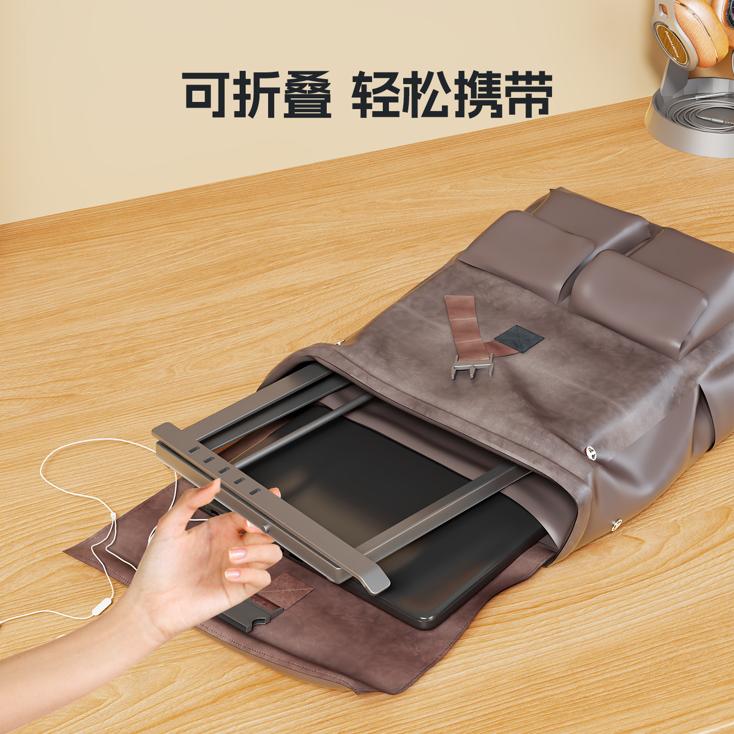 Soporte Elevador para Laptop Pro 5 de Hierro, Plegable, con Disipación de Calor