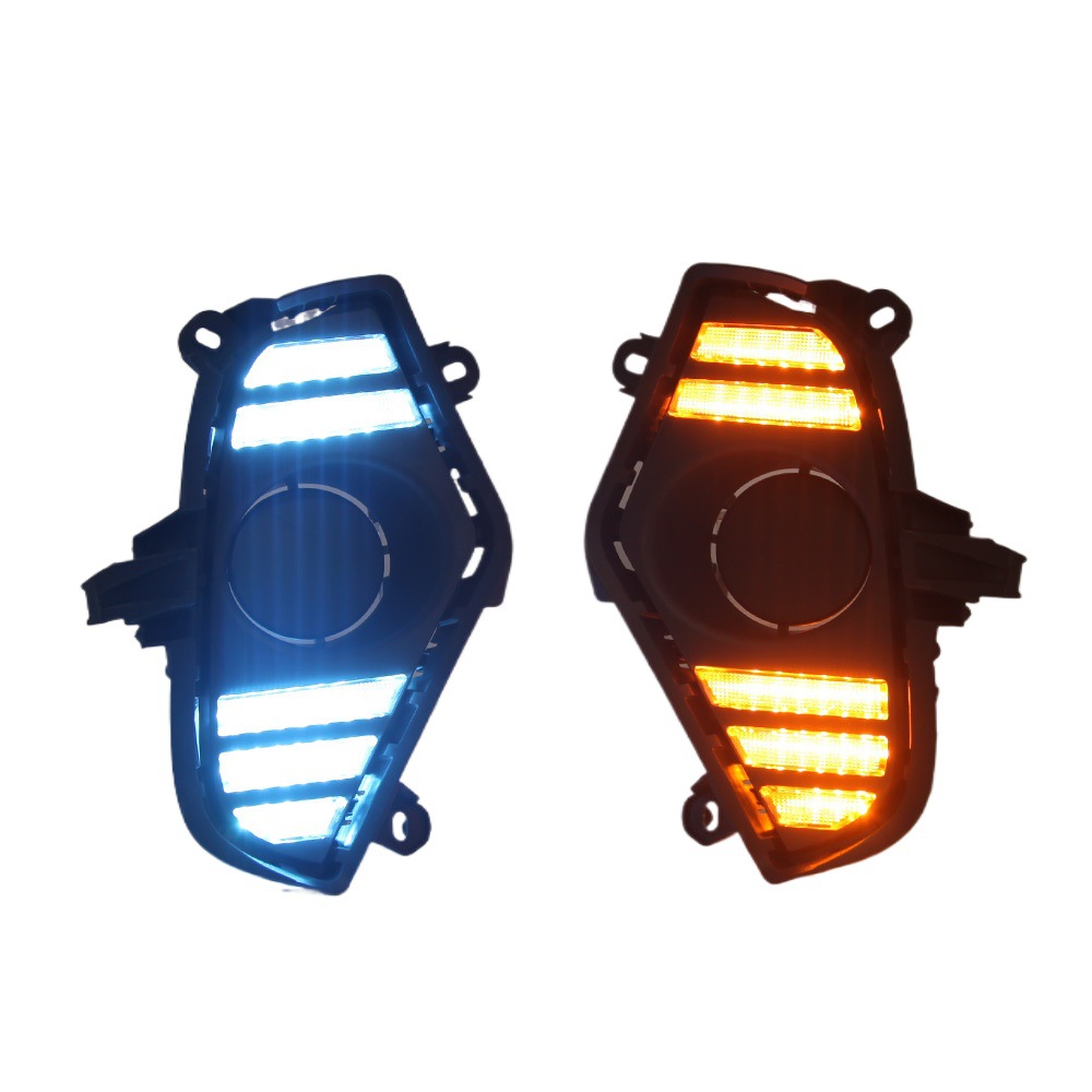 Adecuado para RAV4 luz corriente diurna 20 Toyota rongfang luz corriente diurna RAV-4 luz corriente diurna caballo salvaje 3 colores