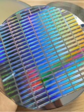 中芯CPU晶圆wafer光刻片集成电路芯片半导体硅片教学测试